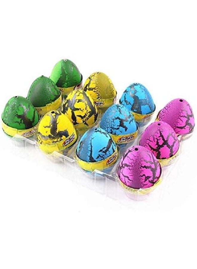 Hatching Dinosaur Eggs Toys and Games - Set of 12 Pieces - Image 4
